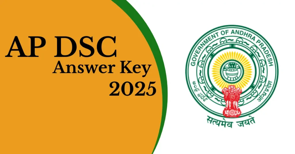 AP DSC Answer Key 2025