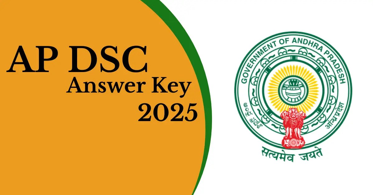 AP DSC Answer Key 2025