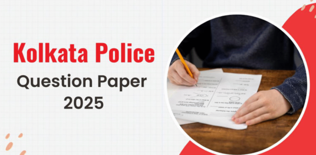 Kolkata SI Question Paper 2025